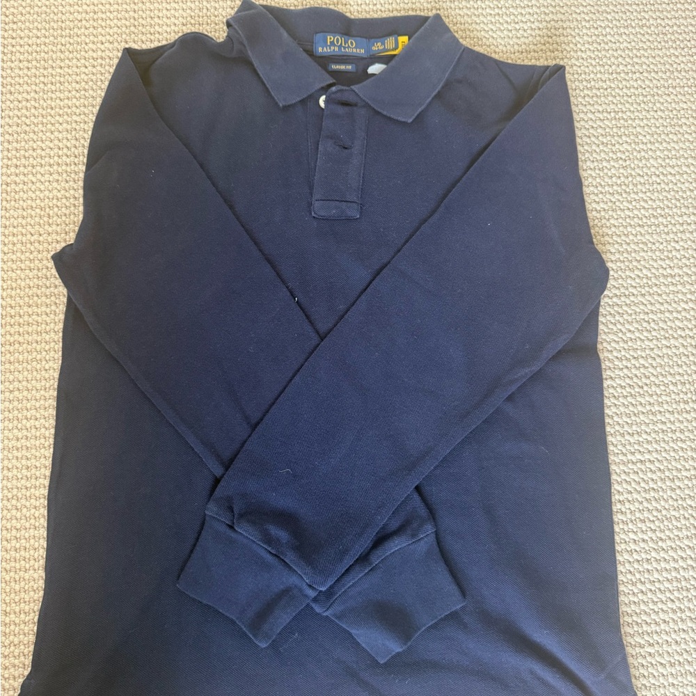 Polo by Ralph Lauren Men's Dark Blue Polo Shirt